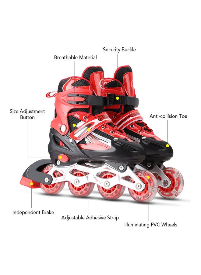 Adjustable Inline Skates With Light Up Wheels S - Image 4
