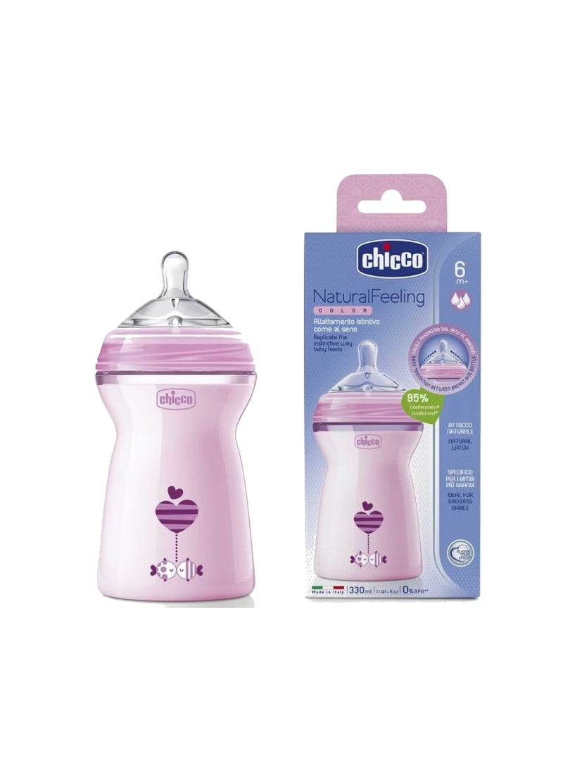 Chicco Natural Feeling Bottle, 330 ml - Image 3