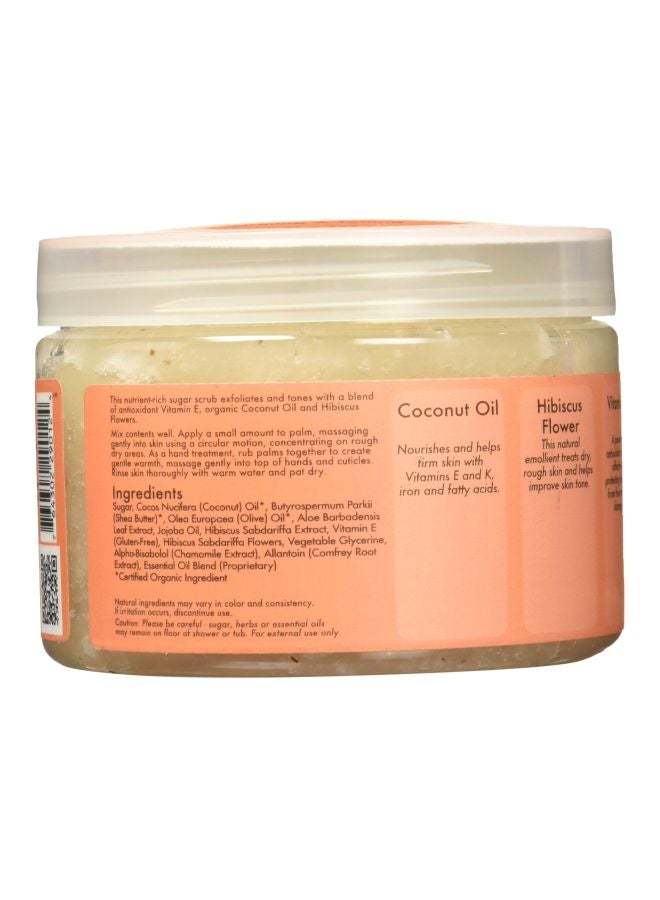 SheaMoisture Coconut And Hibiscus Hand And Body Scrub White 340grams  - Image 2