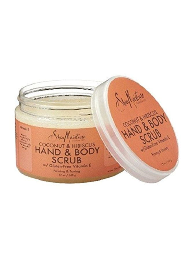 SheaMoisture Coconut And Hibiscus Hand And Body Scrub White 340grams  - Image 3