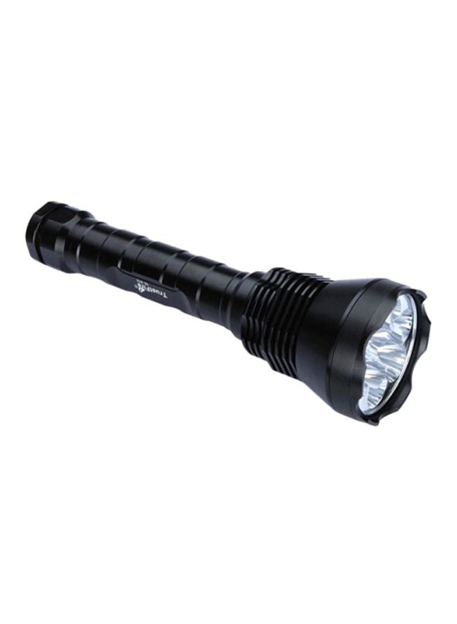 Beauenty 5 Switch Modes Outdoor Flashlight Black/Clear 10x10cm 