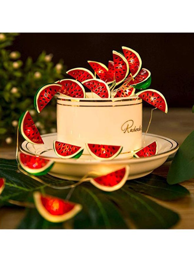 Beauenty Fruit Theme Watermelon String Light For Christmas Red/Green 3meter Red/Green 3meter - Image 2
