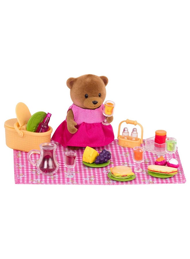 Li'L WOODZEEZ - Picnic Playset 17.4x6.99x17.78cm 17.4x6.99x17.78cm - Image 1