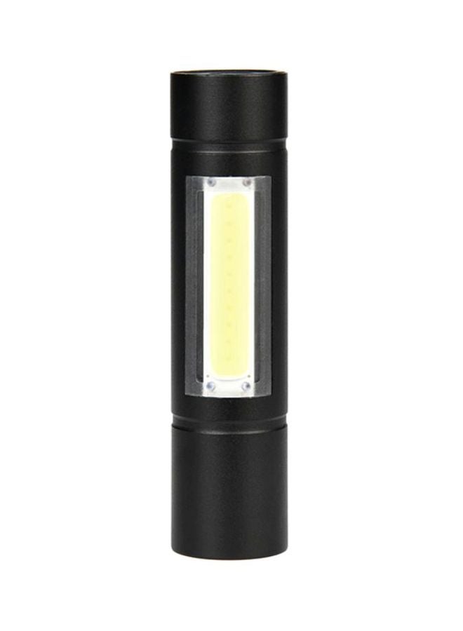 فوبيري - مصباح يدوي Q5 صغير بإضاءة LED قابل لإعادة الشحن عبر منفذ USB بثلاثة أوضاع أسود - Image 1