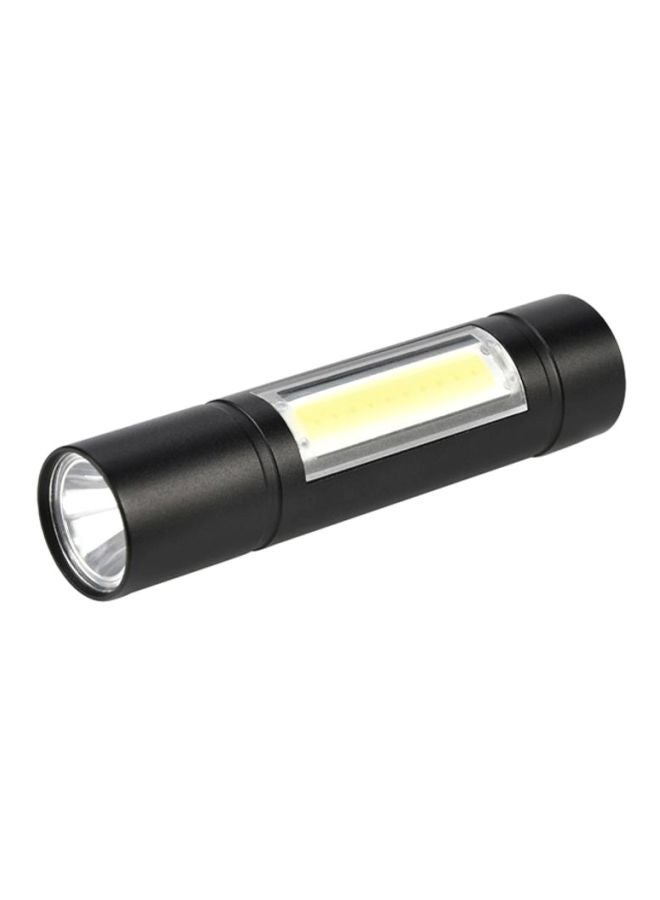فوبيري - مصباح يدوي Q5 صغير بإضاءة LED قابل لإعادة الشحن عبر منفذ USB بثلاثة أوضاع أسود - Image 1