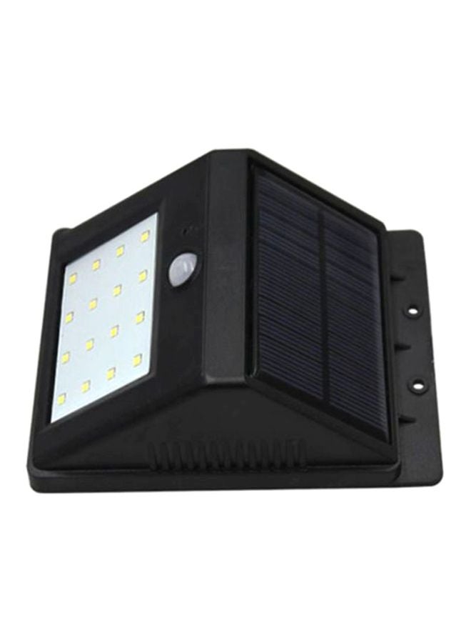 Beauenty Bright Outdoor Solar Motion Sensor Detector Wall Lamp White/Black 5x10cm  - Image 2