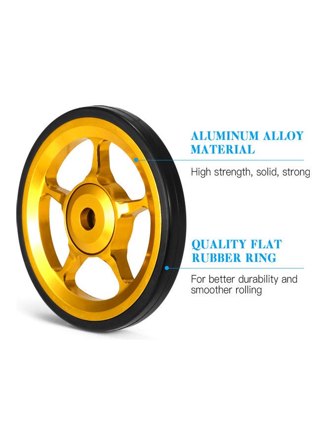 LIXADA 2-Piece Aluminum Alloy Folding Bicycle CNC Ultralight Wheel and M6 Mount Bolts - Image 3