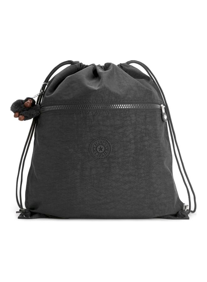 kipling Supertaboo Drawstring Fashion Backpack Black - Image 1