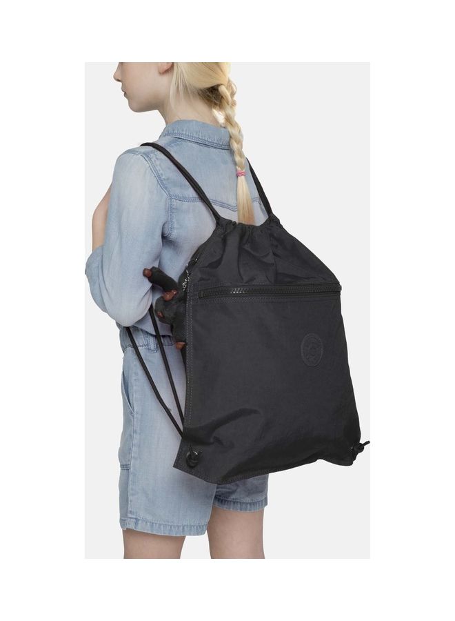 kipling Supertaboo Drawstring Fashion Backpack Black - Image 4