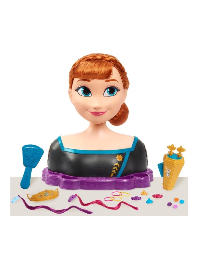 Disney Princess Disney Frozen 2 Deluxe Anna Styling Head - Image 2