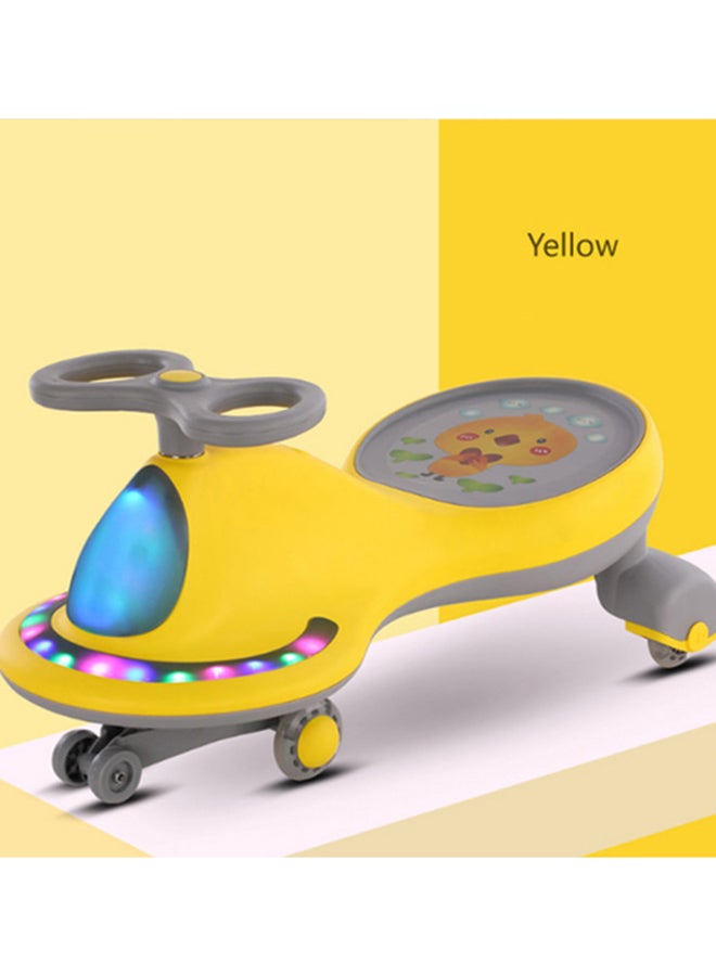 Cool Baby Sturdy Swing Twist Wiggle Ride-On Car With LED Lights And Non-Slip Handles For Kids 80 x 38 x 33cm  - Image 2