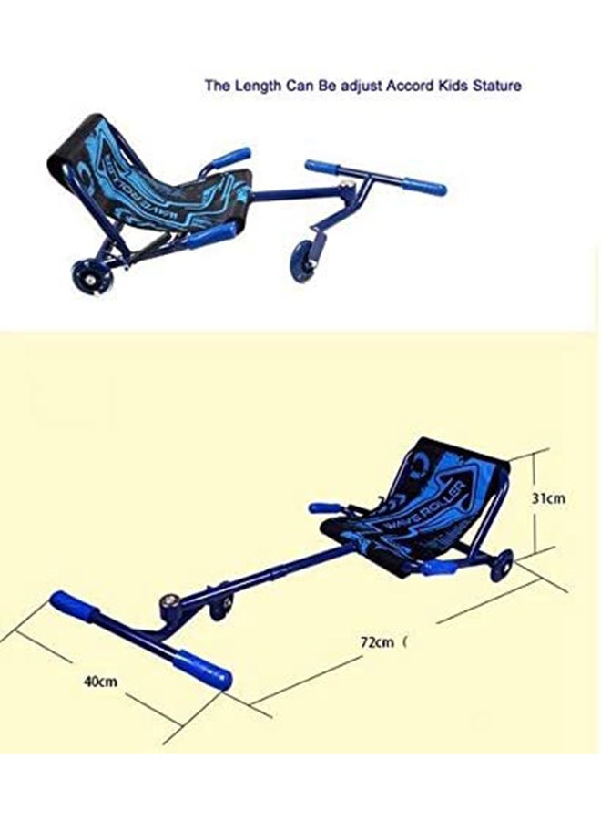 Rockbaby Ride-On Wave Roller With Handle Durable Foldable Comfortable Premium Quality 93x29x44cm  - Image 5