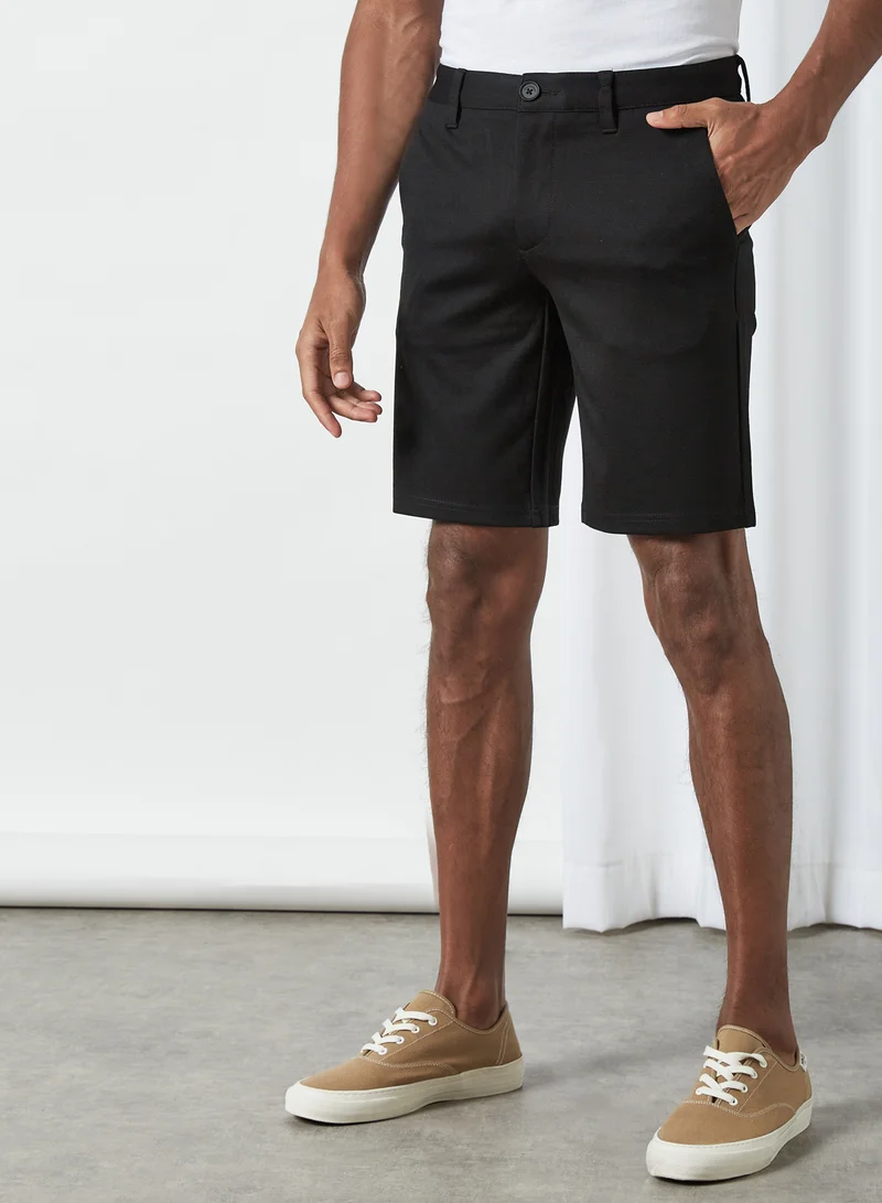 Only & Sons Mark Knitted Shorts Black
