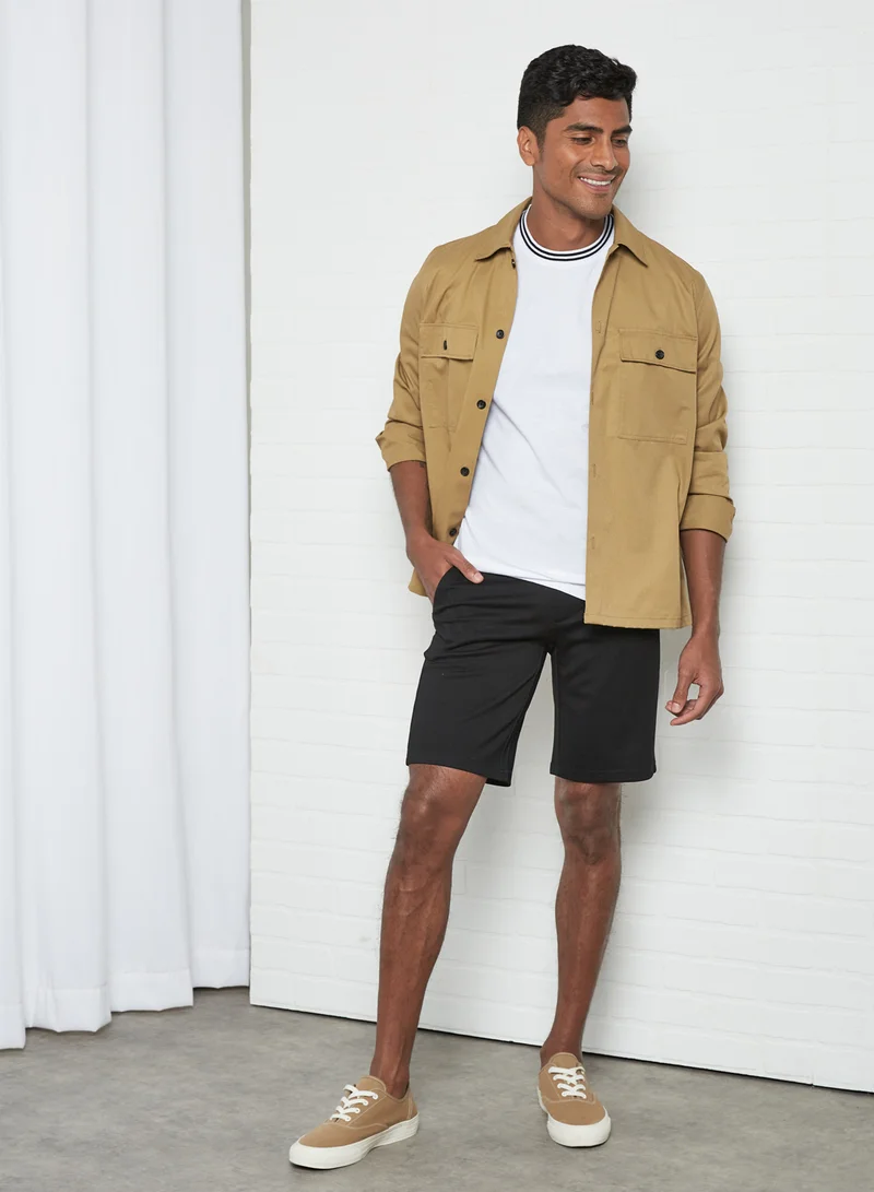 Only & Sons Mark Knitted Shorts Black