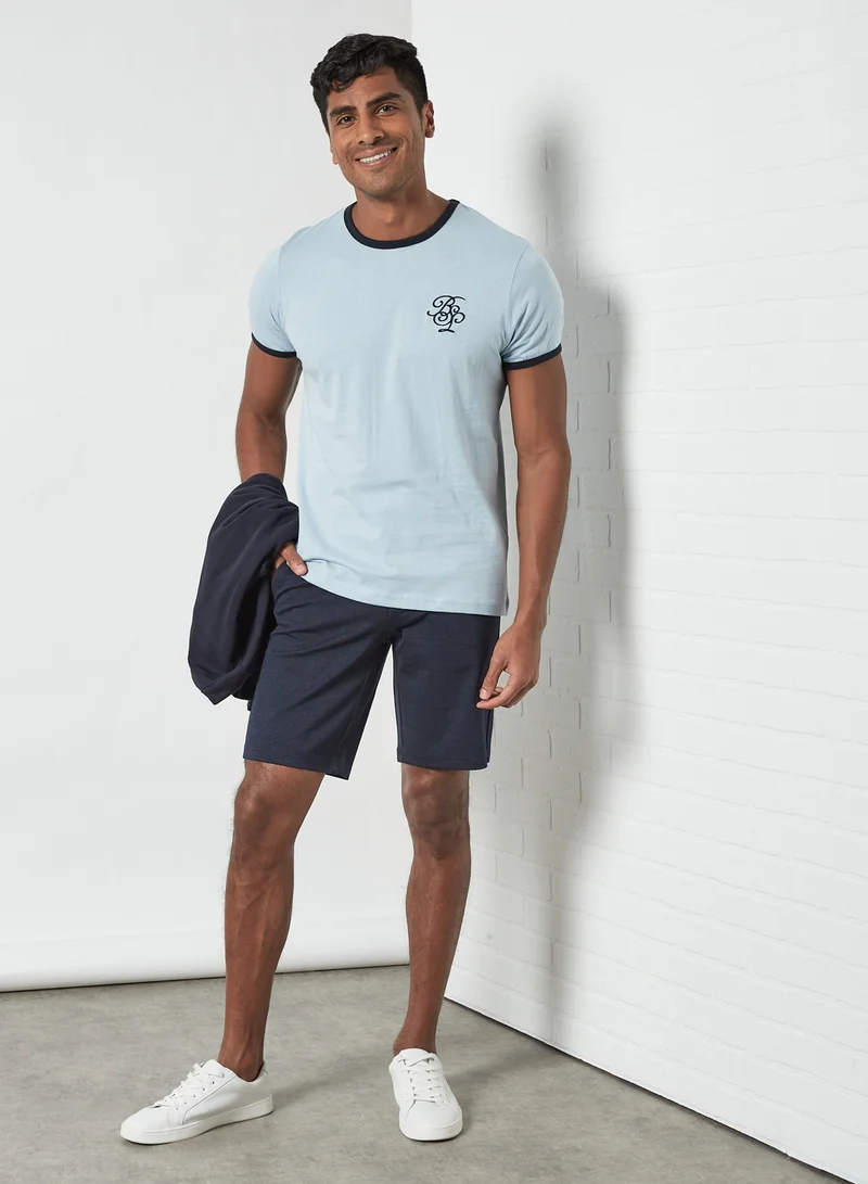 Only & Sons Mark Knitted Shorts Blue