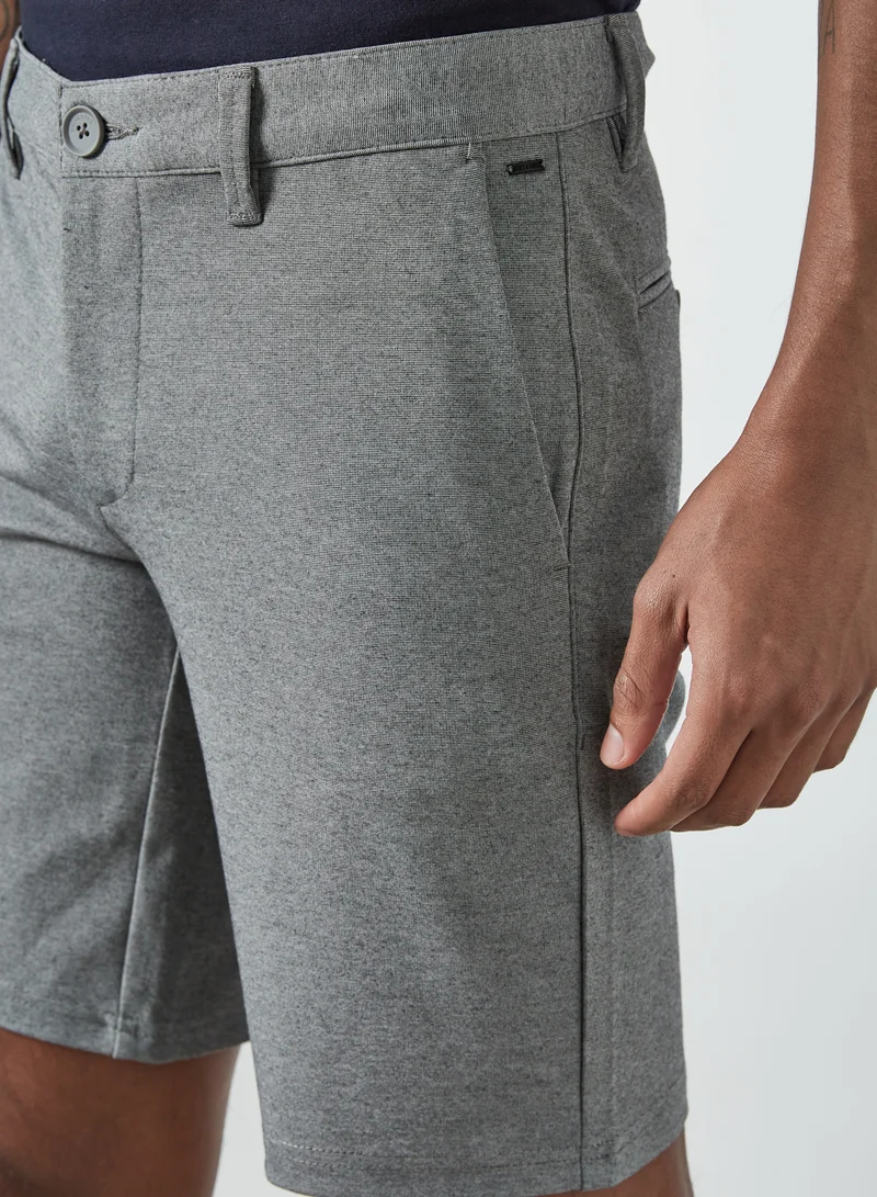 Only & Sons Mark Knitted Shorts Medium Grey Melange
