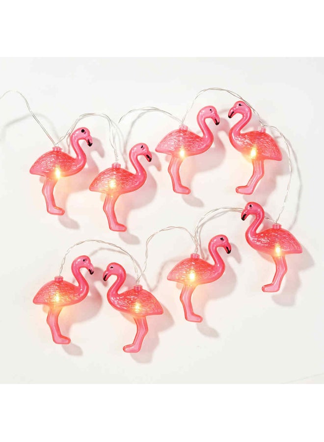 Beauenty 10 LED Flamingo Fairy Light Yellow/Pink 4x16cm - Image 5