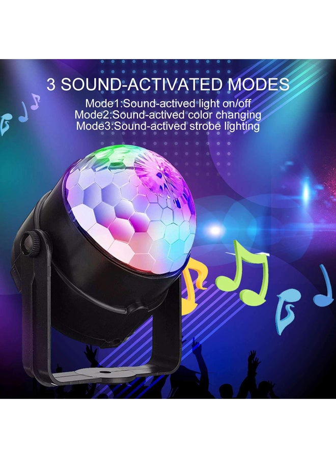 Beauenty 5W Sound Activated Disco Ball Multicolour 11x11cm - Image 3
