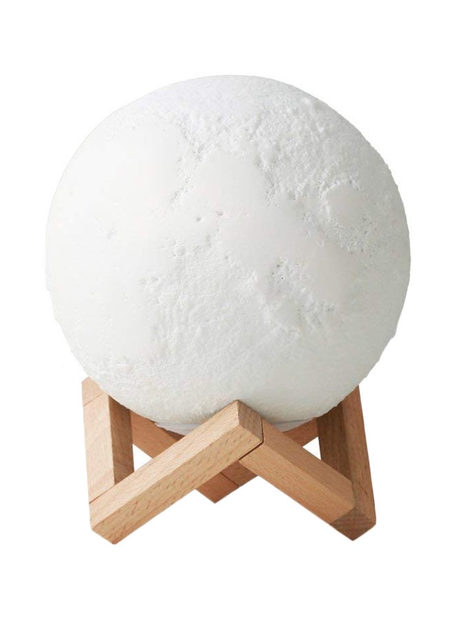 CYTHERIA 3D Printed Moon Lamp White 10cm - Image 1