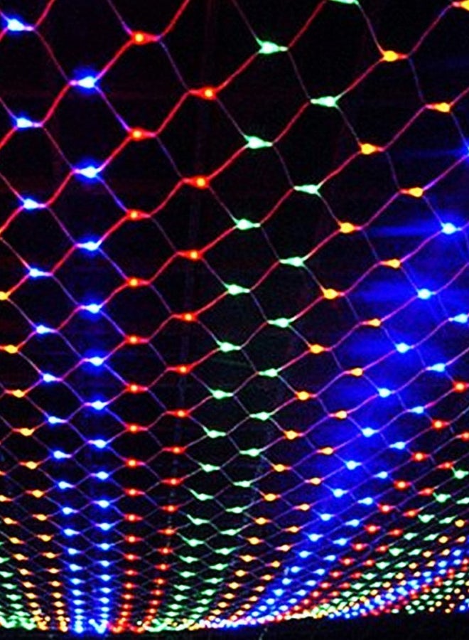 Voberry 1.5Mx 1.5M 96LED String Fairy Lights Net Mesh Curtain Chrismas Wedding Party Multicolour 1.5meter - Image 3
