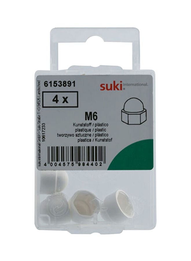 suki - M6 Hex Cap White - Image 1