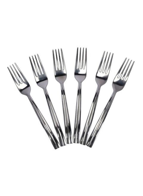 6-Piece Table Fork Silver