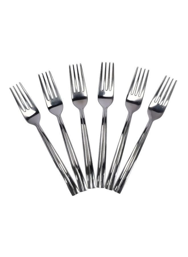 6-Piece Table Fork Silver