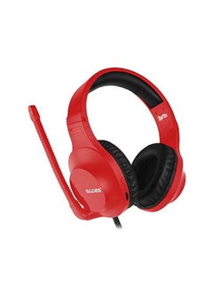 Sades Spirits Wired Gaming Headset Over-Ear Headphones With Mic Volume Control, Noise Canceling For PC, MAC, PS4, Xbox SA-721-Red