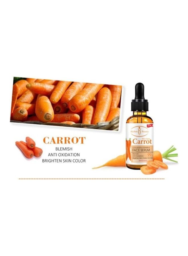 Aichun beauty 4-Piece Carrot Collagen Plus Vitamin-E Face Serum Orange 30ml  - Image 5