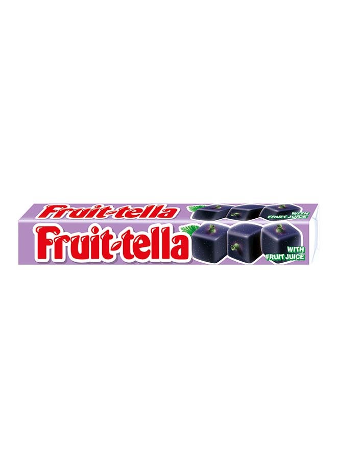 Fruitella Blackcurrant Fruit Juice Chews Candy 32.4grams