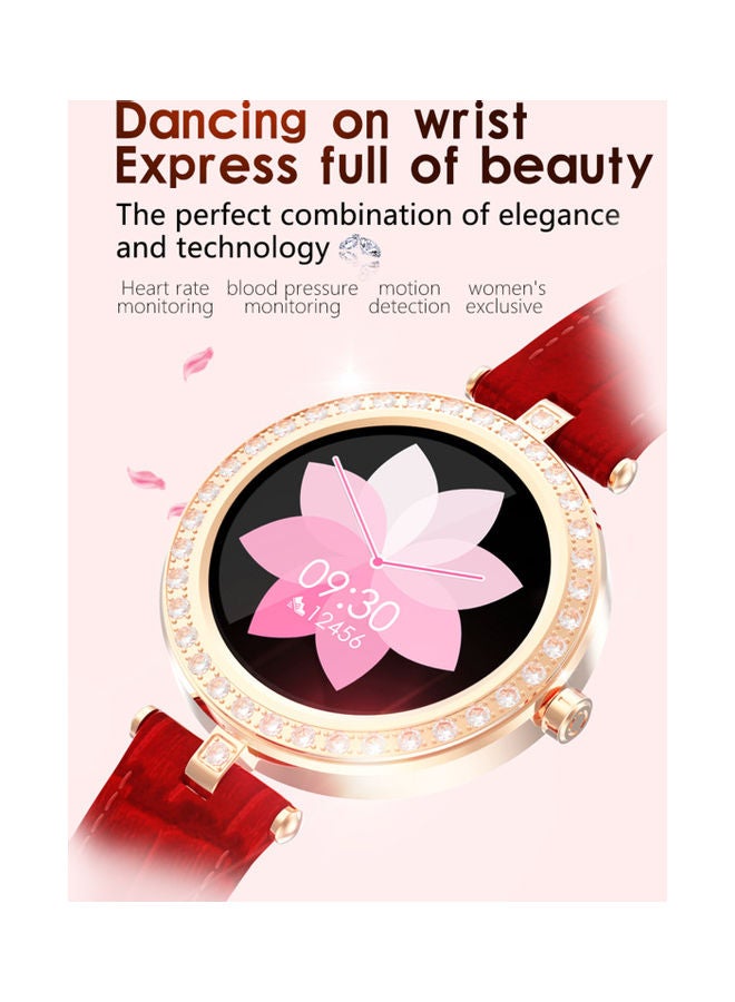ساعة ذكية تعمل بالبلوتوث طراز S28 . أحمر - Image 3