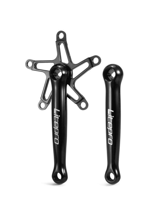 Litepro 2-Piece Bicycle Crankset Set 5.1inch  - Image 1