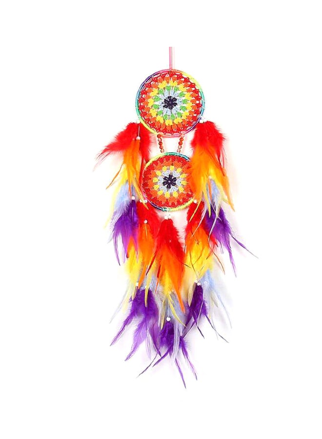 AnneFish Indian Feather Dream Catcher Pendant Multicolour  - Image 1