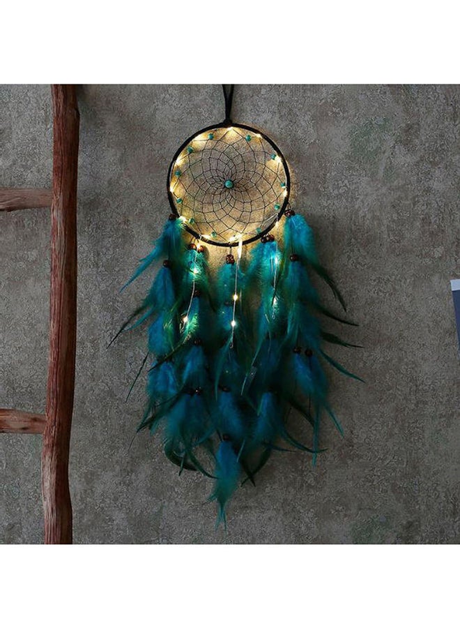 AnneFish Indian Feather Dream Catcher Pendant With Led Light Multicolour 60cm  - Image 4