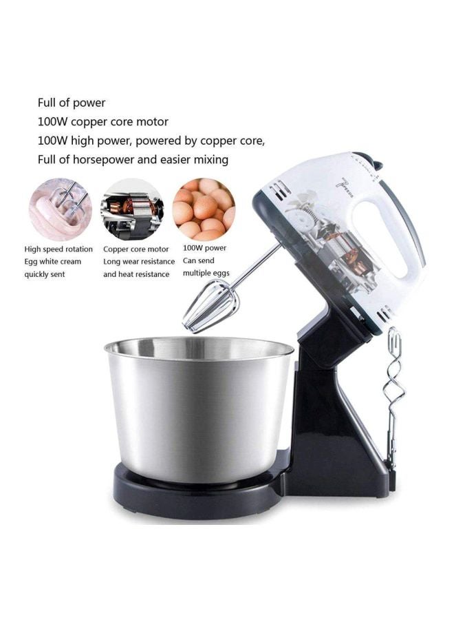 Scarlett 7 Speed Electric Kitchen Mixer 2.0 L 200.0 W MM-133K Silver/Black  - Image 2