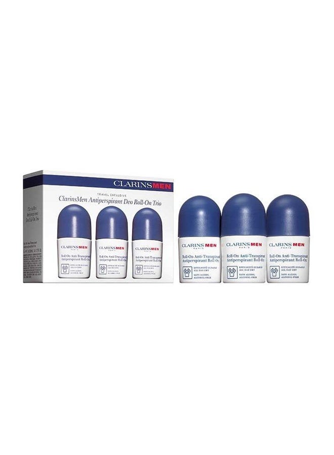 CLARINS - Antiperspirant Deo Roll On Trio, 50 ml 50ml - Image 1