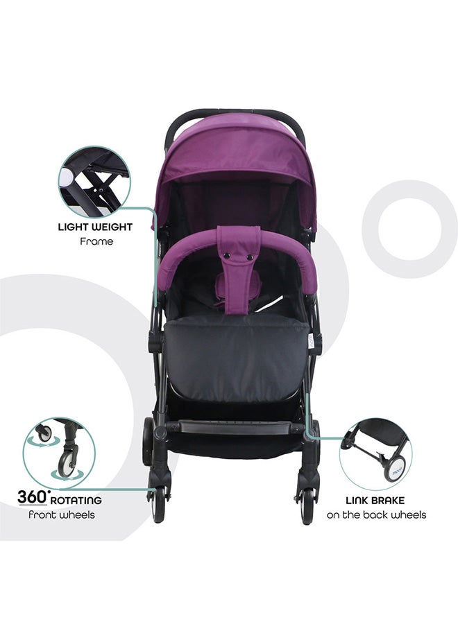 Moon Compact - Cabin Stroller - Purple  - Image 3