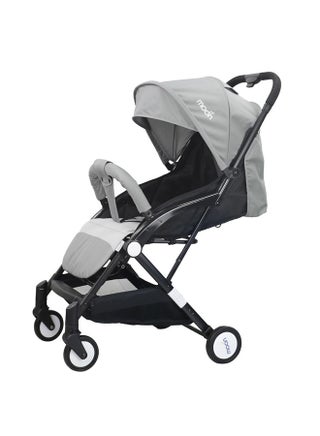 TravelLite Stroller – Compact Fold, Cabin-Approved, Air Travel Friendly, Lightweight, Easy Carry, for 0–3Y (0–18kg) – Light Grey - v1622530793/N43285175A_1