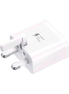 UK Micro USB Travel Fast Charging Adaptor White