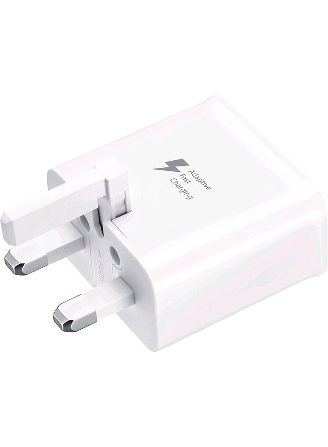 Samsung - UK Micro USB Travel Fast Charging Adaptor White - Image 1