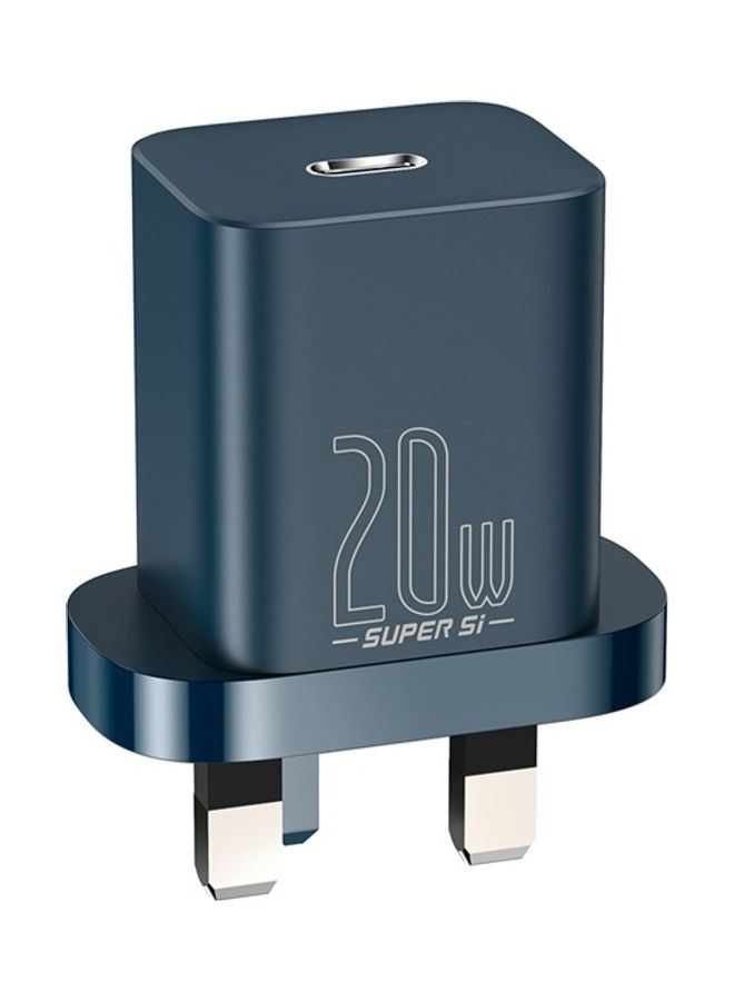 Baseus 20W Super S1 Quick Travel Charger Blue - Image 1