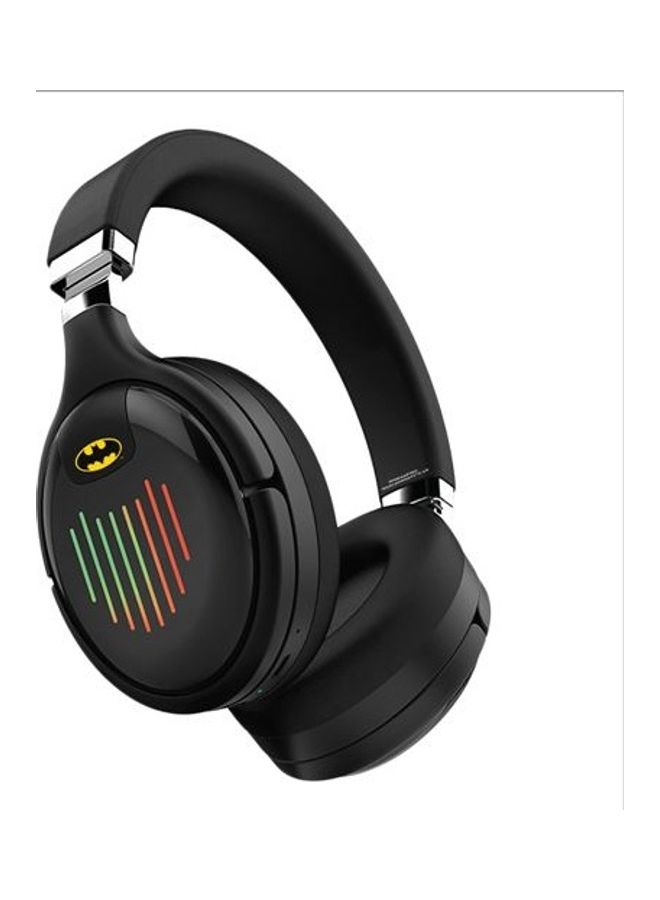 Batman Bluetooth Headset With LED, Mic, FM, Aux & SD Card Slot Black  - Image 1