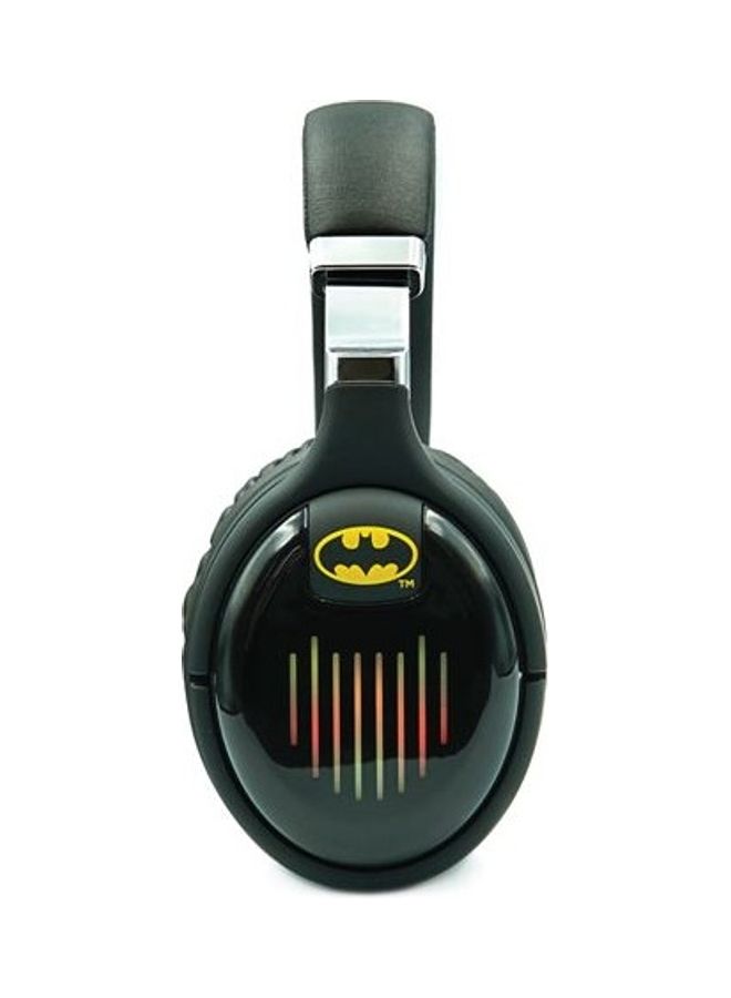 Batman Bluetooth Headset With LED, Mic, FM, Aux & SD Card Slot Black  - Image 3