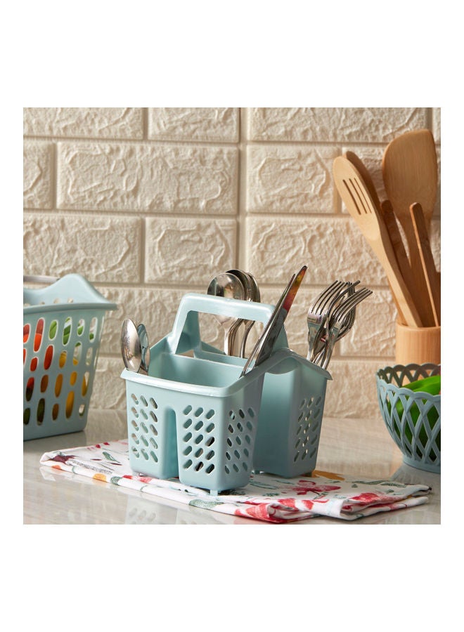 هوم بوكس حامل أدوات المائدة من سبيكترا أزرق 16 x 16سم - Image 3