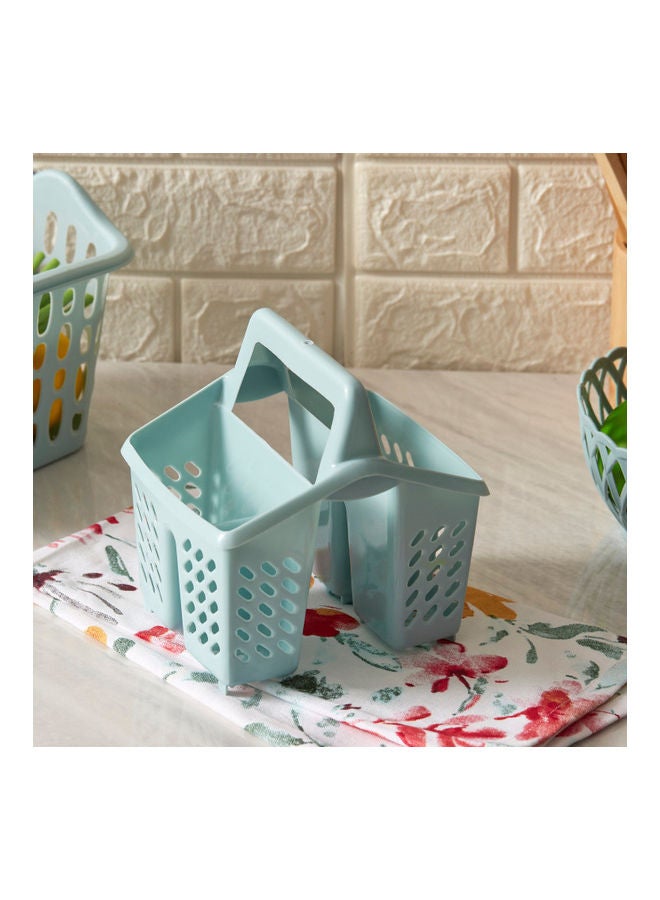 هوم بوكس حامل أدوات المائدة من سبيكترا أزرق 16 x 16سم - Image 2