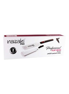 NAZAKI Hair Straightener Pro White/Black  - Image 2