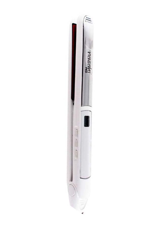 NAZAKI Hair Straightener Infrared Pro White/Black - Image 1