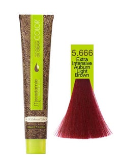 Macadamia Natural Cream Hair Colour 5.666 Extra Auburn Light Brown 100ml 
