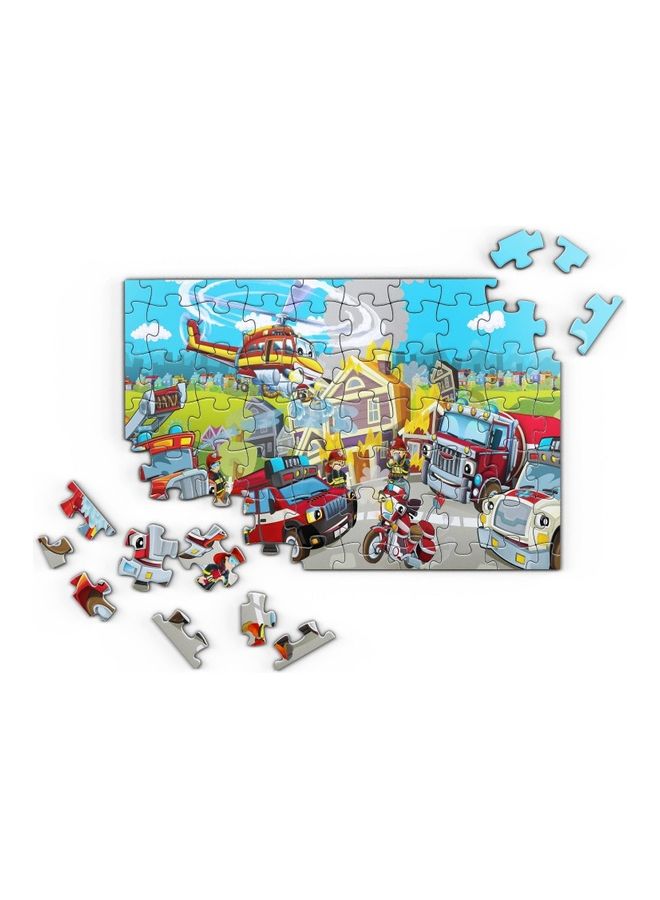 Mamas Gift - 70-Piece Fireman Giant Puzzle 70 x 100cm - Image 1