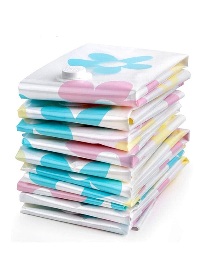 11-Piece Clothing Vacuum Storage Bag With Suction Pump Multicolour 33x29x7cm  - Image 2
